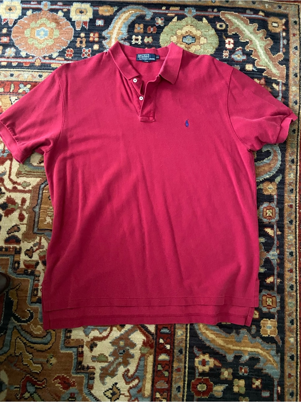 Polo by Ralph Lauren Raspberry Red Short-Sleeve Polo